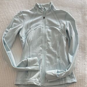 Lululemon Ice blue full length define jacket